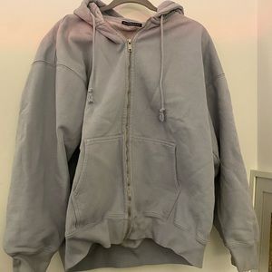 Blue Oversized Hoodie